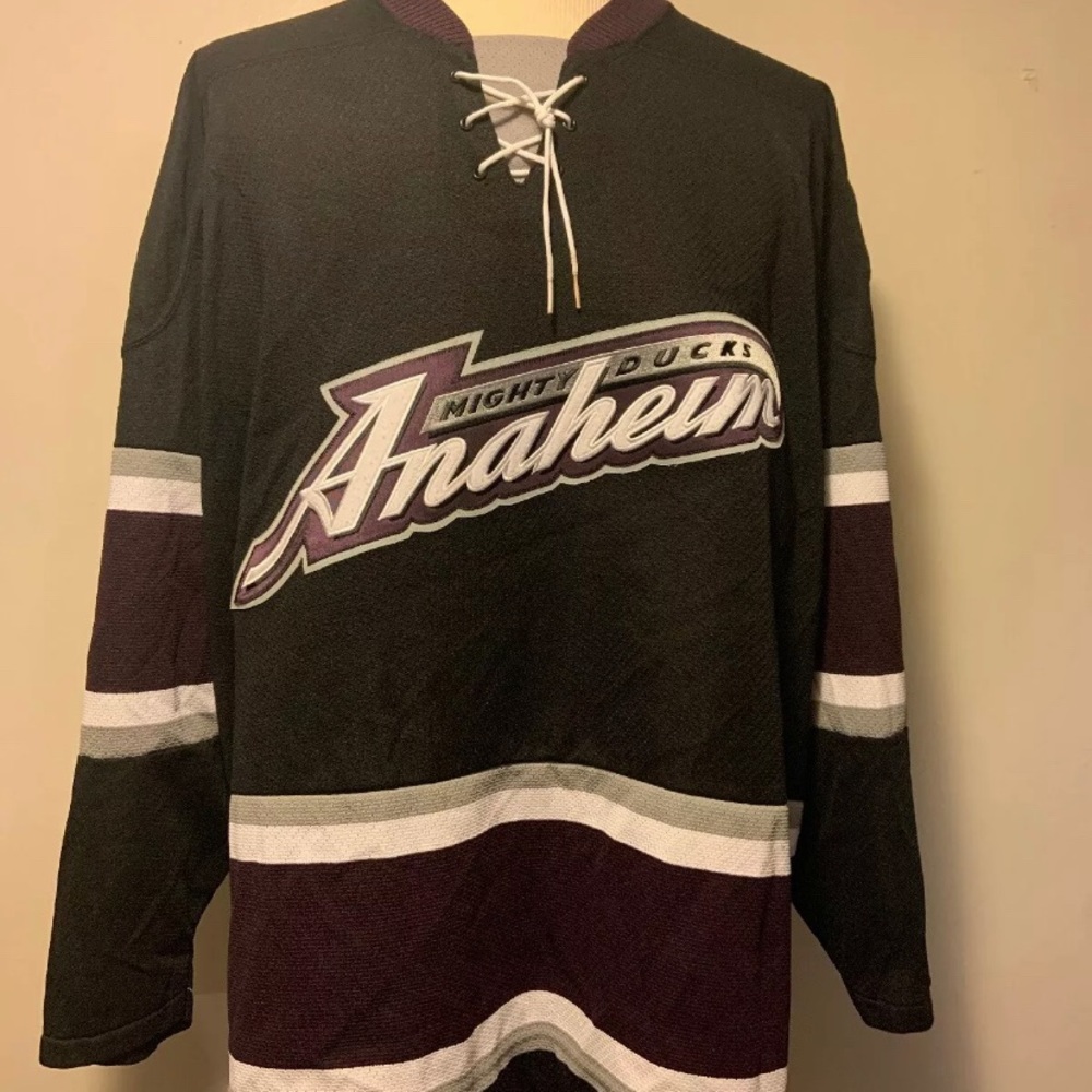 Vtg RARE Anaheim Mighty Ducks Jersey KOHO Hockey